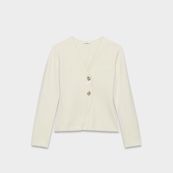 NWT Aritiza BABATON Nanette Cardigan Birch - Picture 7 of 8